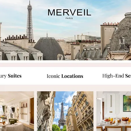 Merveil Signature Hoche - Eiffel Tower View Apartment Paris